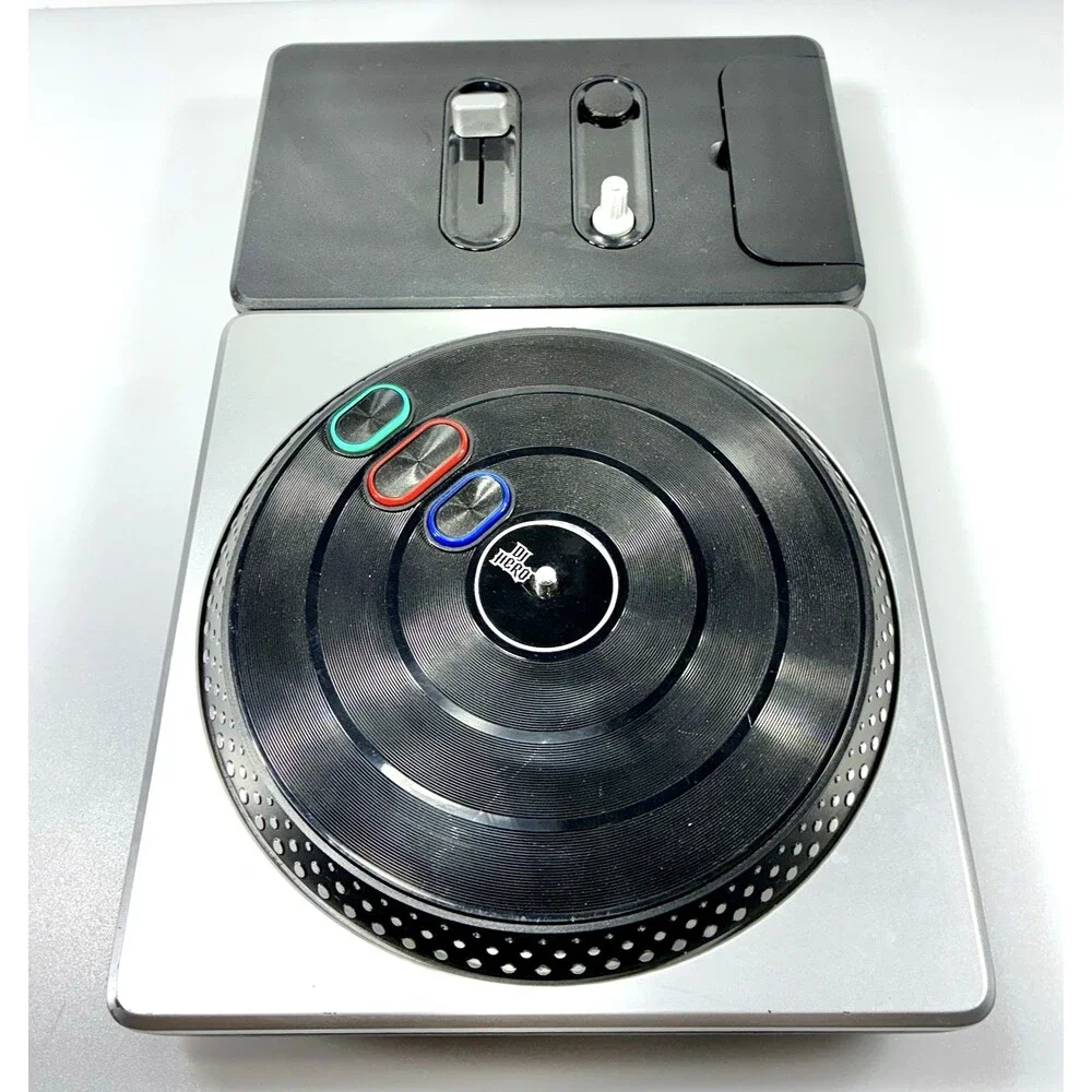 DJ Hero Wireless Turntable Controller Sony PlayStation 2 & 3 No Dongle Tested
